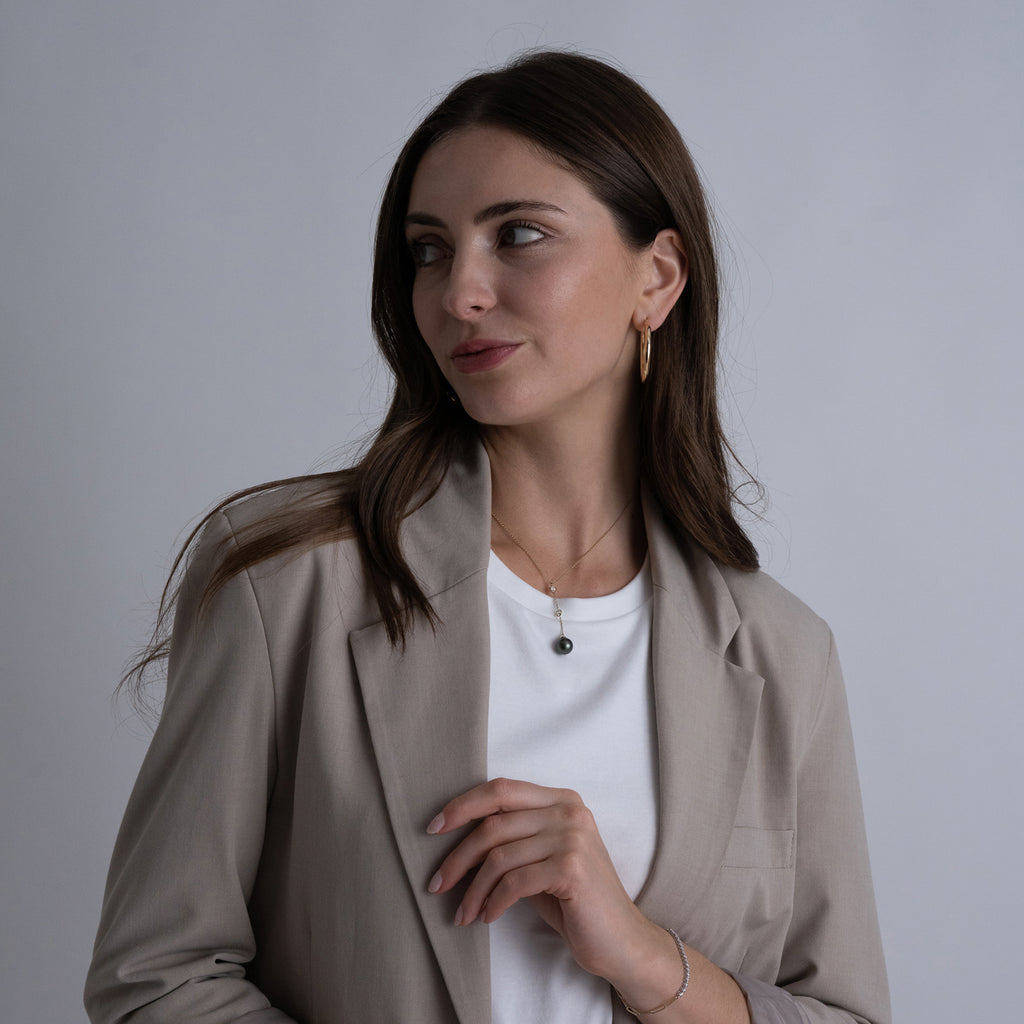 Pearl Drop Necklace - Aspen Factor