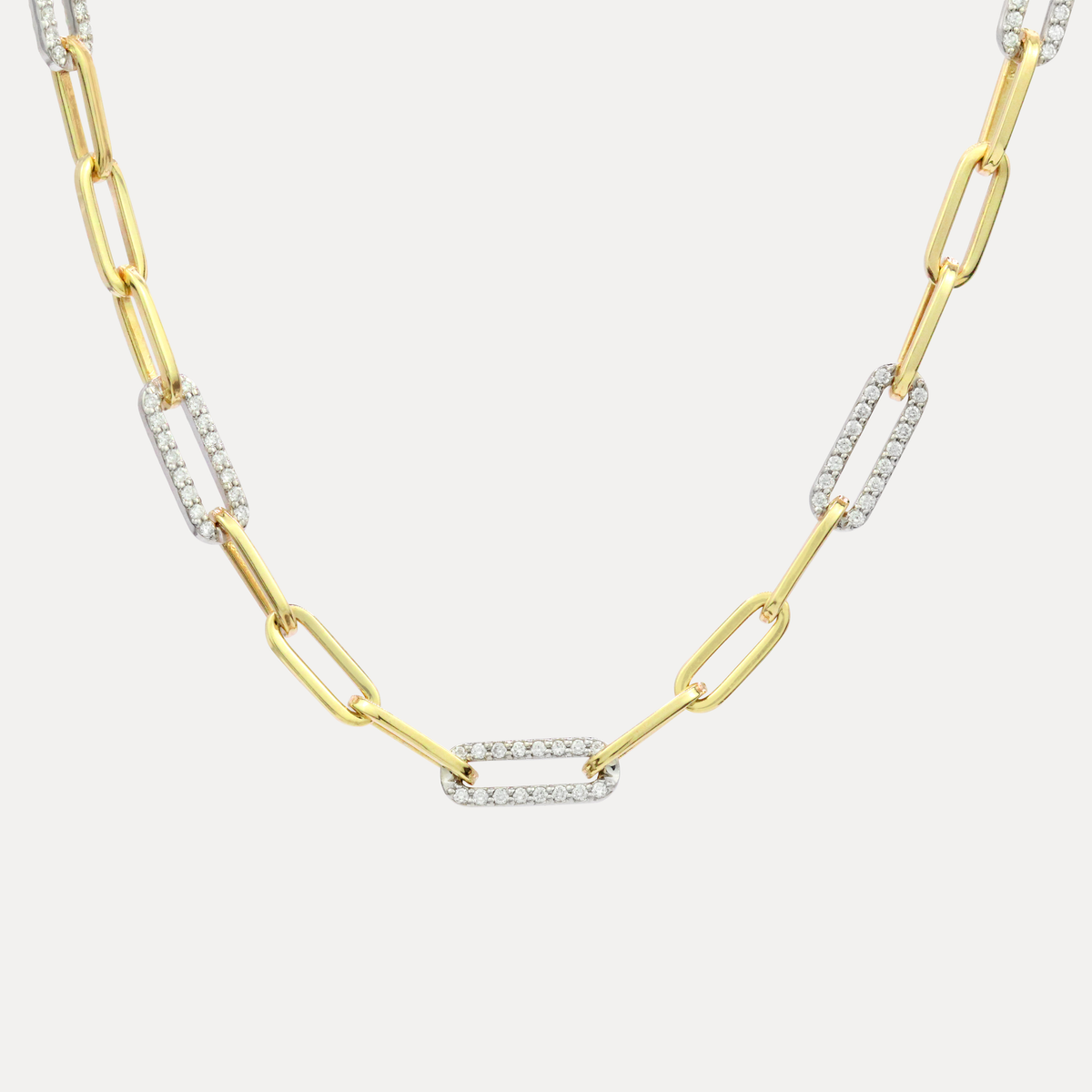 The Aspen Initial Paper Clip Chain